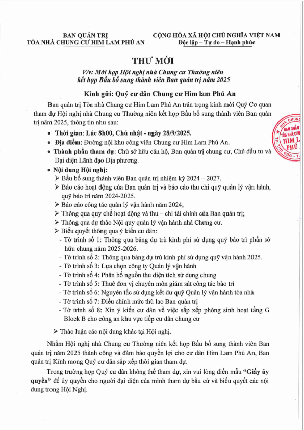 HỘI NGHỊ THƯỜNG NIÊN 2025